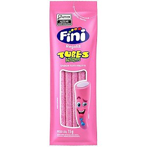 Doce Tubes Tutti Frutti 15g. Dp.c/12