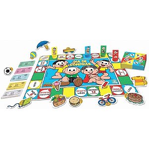Jogo De Tabuleiro Turma Da Mônica Dia De Compras