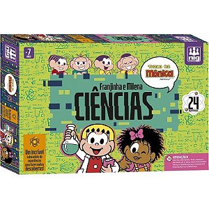Brinquedo Educativo Turma Da Mônica Ciência Franjinha E Milena