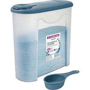 Acessório Para Lavanderia Porta Sabão Em Pó 1kg