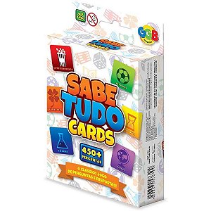 Jogo De Cartas Sabe Tudo Cards