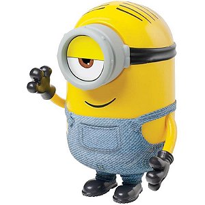 Boneco Minions Stuart 25cm Com 10 Frases - Colecionável