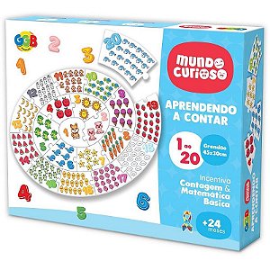Brinquedo Pedagógico Aprendendo A Contar De 1 Ao 20