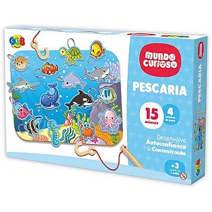 Jogo Diverso Pescaria 19 Peças