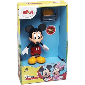 Boneco E Personagem Mickey 12cm Com Acessórios