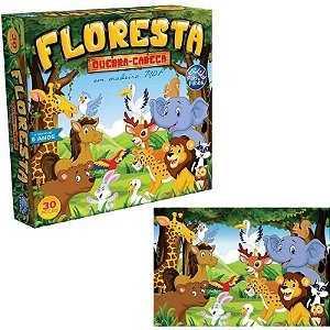 Quebra-cabeça De Madeira Floresta - 30 Peças