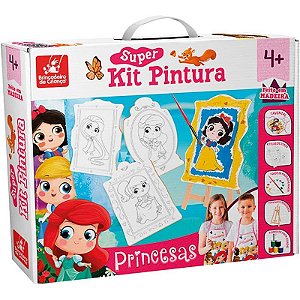 Brinquedo Para Colorir Princesa Super Kit
