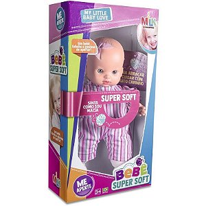 Boneca Bebê Super Soft 30cm