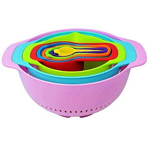 Utensílio Doméstico Tigelas Multiuso C/ Medidor (s Conjunto