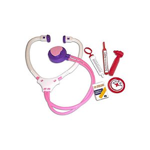 Brincando De Profissões - Maleta Doutora Rosa Com 6 Peças