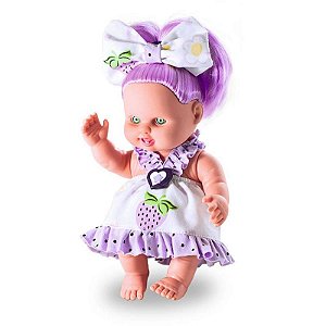 Boneca Lindinha Colors Com Lacinhos