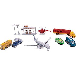 Brinquedo Diverso Kit Aeroporto Grande