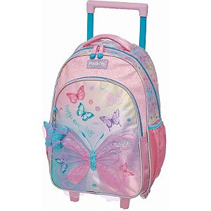 Mochila Infantil Com Rodinha Pack Me Wings Asas 3d