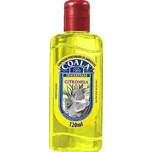 Limpador Perfumado Coala Citronela 120ml Pacote Com 03