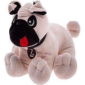 Pelúcia Cachorro Pug Zé 30cm