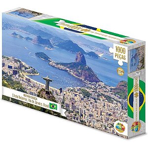 Quebra-cabeça Cartonado Cristo Redentor 1000 Peças