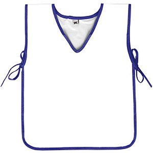 Avental Escolar Liso Azul 39x76cm
