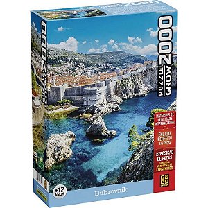Quebra-cabeça Cartonado Dubrovnik 2000 Peças