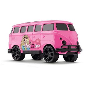 Carrinho Kombi Ride Star Rosa