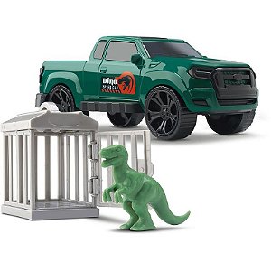 Carrinho Pick Up Dino Capture Cars