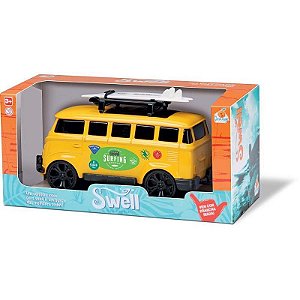 Carrinho Kombi Com Prancha Cores Sortidas
