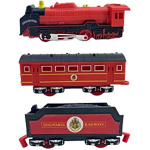 Locomotiva Harry Potter Ferrovia Mágica 13 Peças