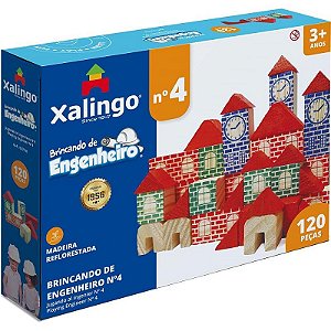 Brinquedo Para Montar Brincando De Engenheiro 120 Peças
