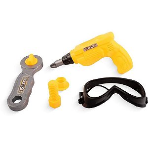 Brincando De Profissoes Pequenos Marceneiros Mod.4 5pc