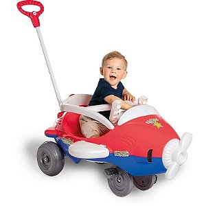 Veículo Para Bebê Aeroh 2em1 Com Som, Luz E Capacete