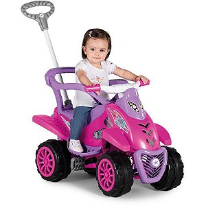 Veículo Para Bebê Cross Legacy Pink 2 Em 1 Com Som