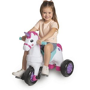 Veículo Para Bebê Calesita Fantasy Rosa Som E Luz