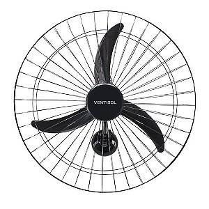 Ventilador De Parede Ventisol New Premium 60cm Preto 127v