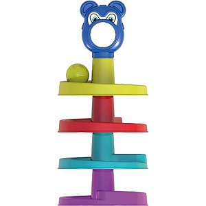 Brinquedo Educativo Escorrega Ball Com 4 Voltas