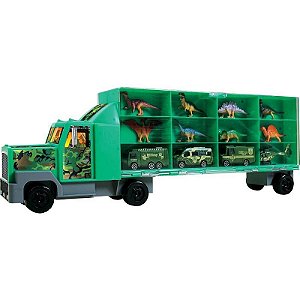Caminhão Dino Cart Com 12 Peças