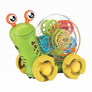 Brinquedo Educativo Caracol Bebê Music Com Projetor