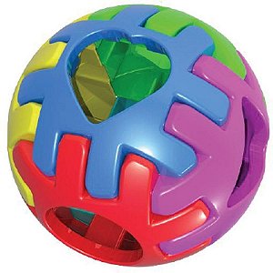 Brinquedo Educativo Bola Baby Com Blocos - Aprendizado Divertido