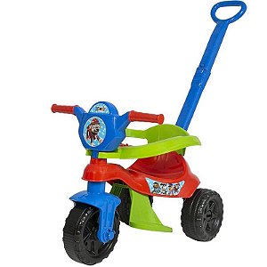 Triciclo Kemotoca Baby Dog Vermelho/azul/verde 25kg