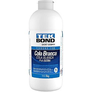 Cola De Alta Resistência Branca Pva Extra 1kg