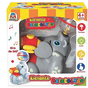 Elefante Brincalhão Com Luzes E Som Brinquedo Para Bebê