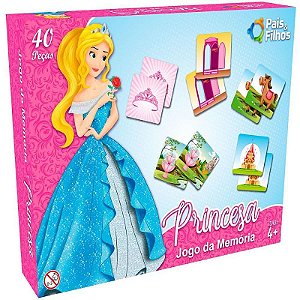 Jogo Da Memória Princesas -  40 Peças