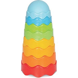 Brinquedo Para Bebê Torre Mágica 8 Peças
