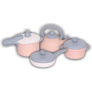 Kit Panelinhas Mercotoys Baby Gourmet 4 Peças