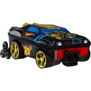 Mochila Infantil Com Rodinha Hotwheels Night Shifter Preto
