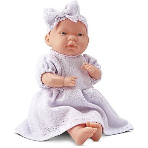 Boneca Com Mecanismo Baby Oração Pai Nosso 36cm