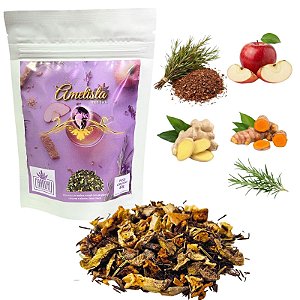 Chá Funcional Ametista Imunidade Chanoyu Rooibos Maçã Gengibre Refil 40g