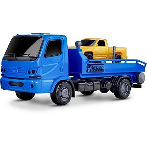 Caminhão Urban Guincho Com Carro 28cm