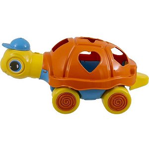 Brinquedo Educativo Tartaruga Luli Com Blocos