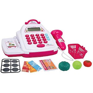 Brincando De Profissões Caixa Registradora Mini Shopping