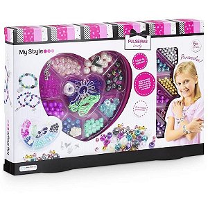 Brinquedo Para Menina My Style Kit Pulseiras Lovely