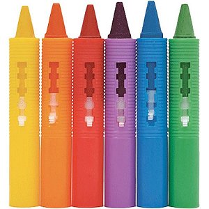 Brinquedo Educativo Giz Mágico Com 6 Unidades